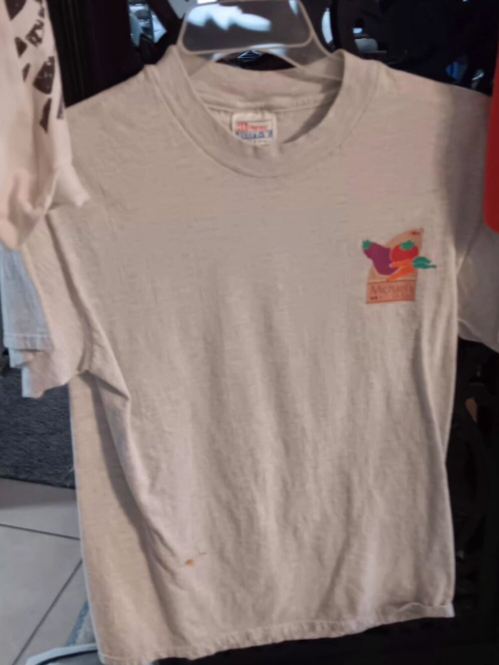 Large T Shirt gray by Haynes